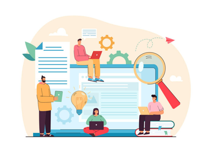 Production de contenus web