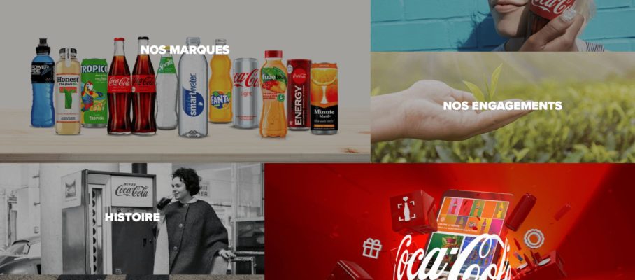 site internet de Cocal Cola France