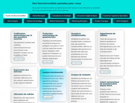 Présentation des fonctionnalités du site web de la startup R3mScore